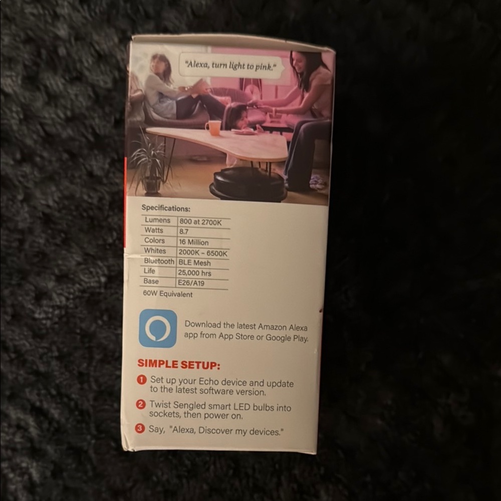 Multicolor Smart LED Light Bulb - Picture 3 of 6